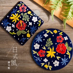 精工手繪壽司盤