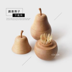 櫻桃木梨子創意牙籤盒