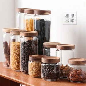 相思木蓋密封玻璃罐