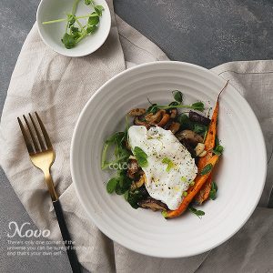 NOVO純白陶瓷飯碗