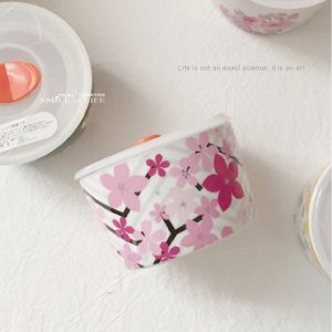 日單花卉密封保鮮碗