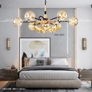 輕奢極簡金色泡泡吊燈SHP-10941