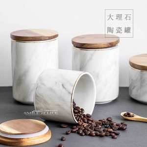 北歐風大理石紋儲物罐【大號】