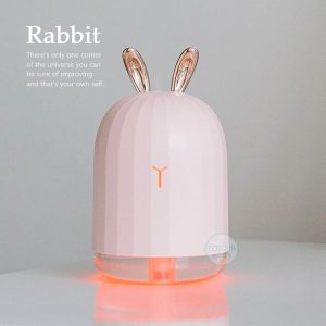 萌兔少女心 USB加濕器【粉色/白色】