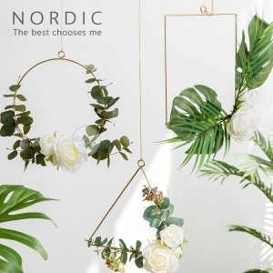 鐵藝牆面裝飾架【三件組】