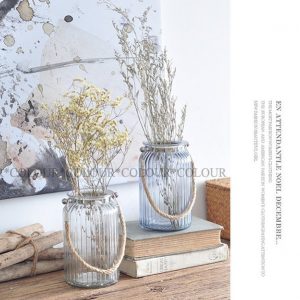 北歐簡約風透明玻璃花瓶