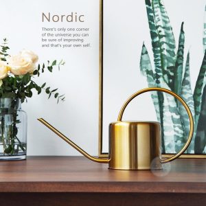 高顏值304不銹鋼金色灑水壺