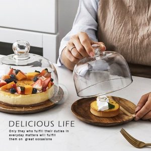 絕美午茶玻璃蓋+木托盤(特小/小/中號)