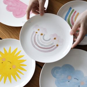 天氣系列陶瓷10吋盤