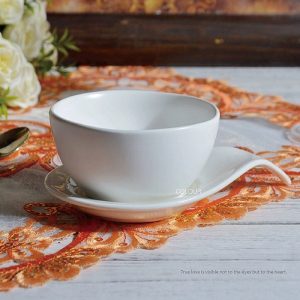 歐式釉下彩瓷器碗碟套組