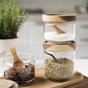 相思木玻璃密封罐附小勺