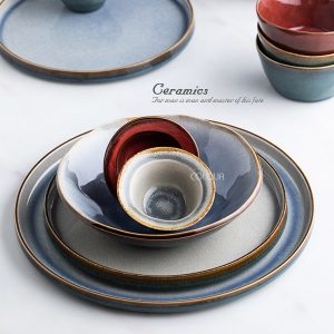 歐式陶瓷直身圓盤