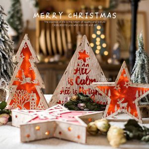 美式 聖誕氣氛裝飾燈箱C款