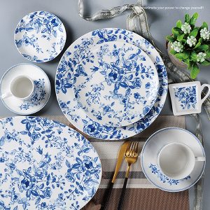 【微瑕】英式青花陶瓷盤