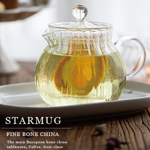 歐式耐熱玻璃花草茶壺