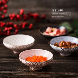 日式和風富士山味碟