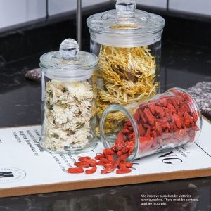 加厚玻璃茶葉罐密封儲物罐150/950ML