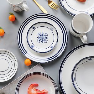 釉下彩手繪青花系列餐具