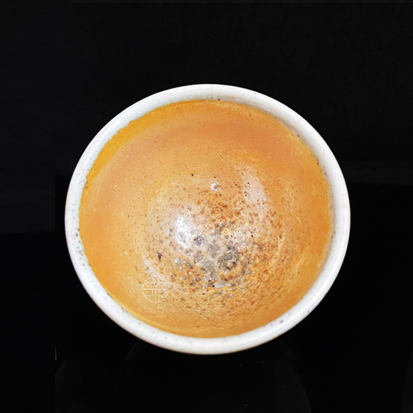 張允澄|柴燒窯變落灰茶碗OL-002 黃金杯禮盒:圖片 4