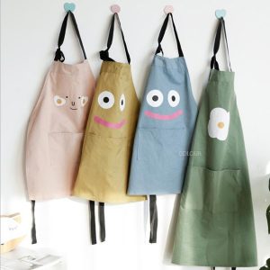 小清新卡通親子圍裙