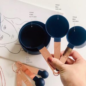 玫瑰金烘焙量勺四件套【三色】