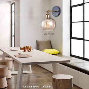 金色玻璃圓球壁燈SGA-95702