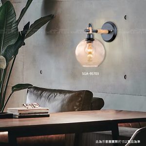金色玻璃圓球壁燈SGA-95703