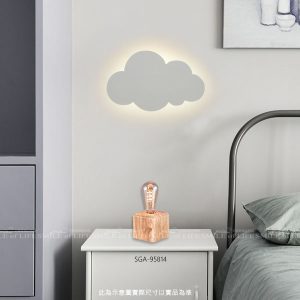 方形實木底檯燈SGA-95814