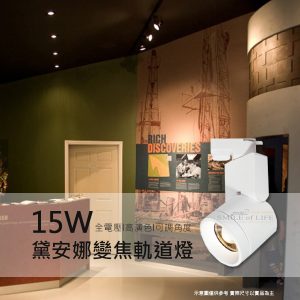 黛安娜變焦軌道燈 LED-TR15WAA