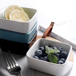 方形陶瓷乾果格盤【多色】