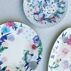 美國進口花卉陶瓷圓盤【兩款】