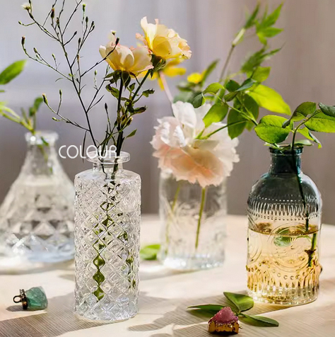 歐式浮雕玻璃小花瓶:圖片 6