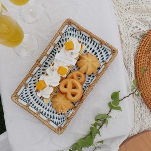 越南籐編收納盤