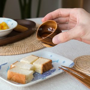 手工柚木小奶盅 【迷你號】