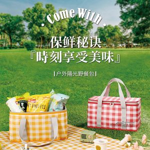 戶外陽光野餐包【保冷袋+野餐墊】