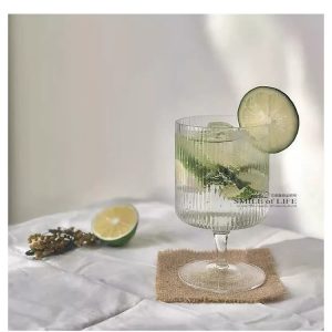 豎紋法式高腳杯