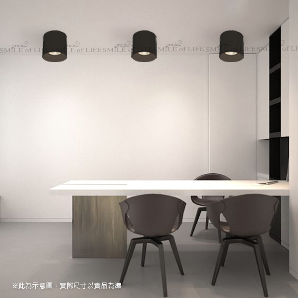 神盾LED 30W 高演色吸頂筒燈【時尚白/貴族黑】:圖片 3