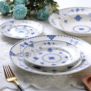 丹麥唐草JBS德文郡款 青花釉中彩餐具【三款】