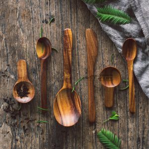 日式天然柚木勺【五款】