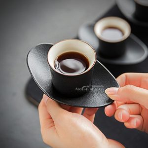 黑陶聚寶隔熱茶托