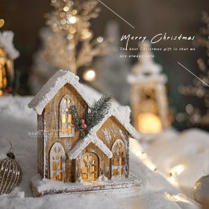 聖誕節木屋擺件