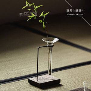 日式簡約聽風花器擺件【一套組】