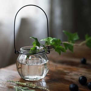 透明手提小花瓶