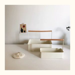 日式清新手提收納籃