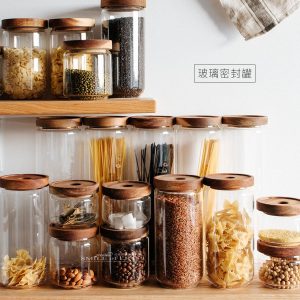 相思木蓋玻璃密封罐