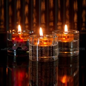 水晶玻璃供佛燈底座