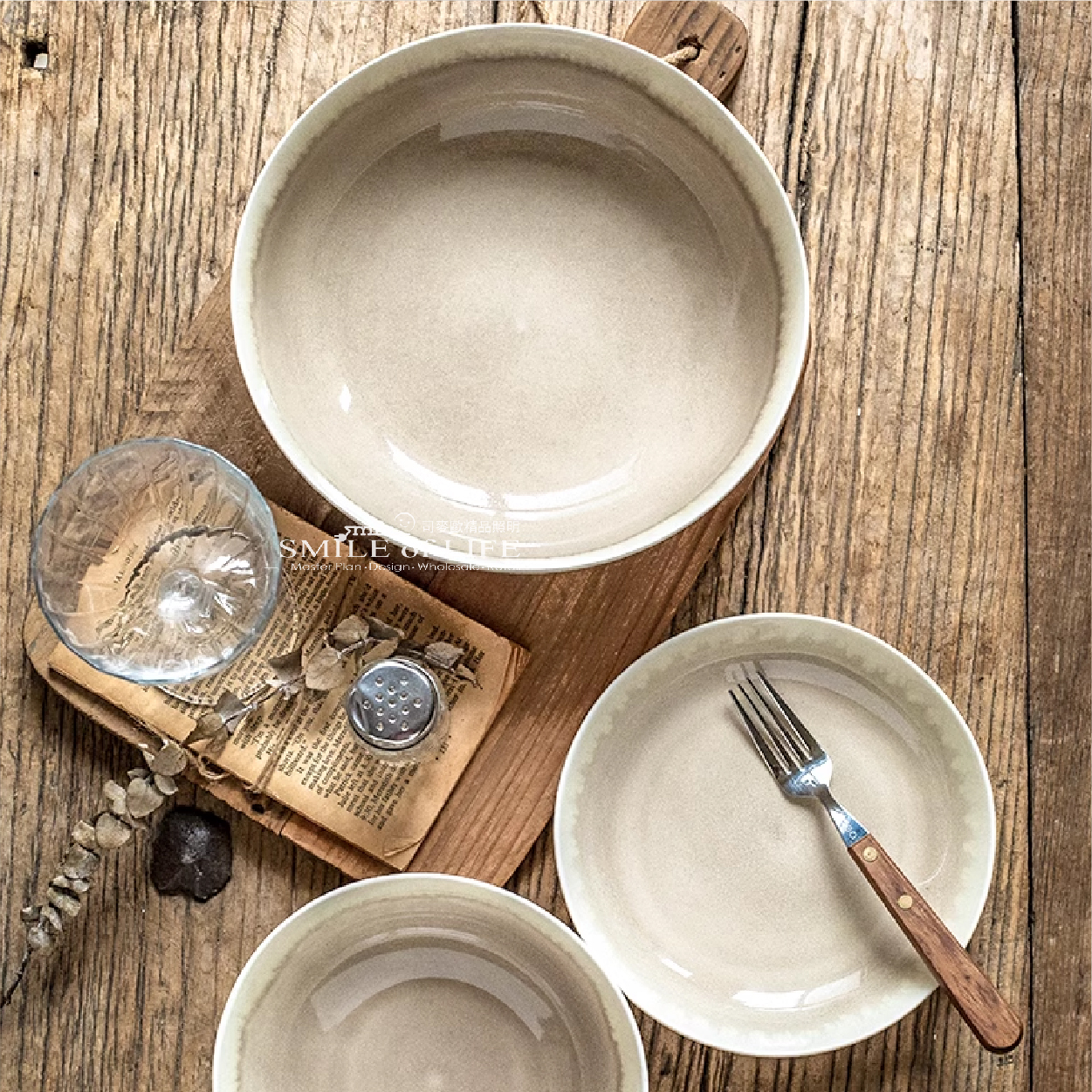 【微瑕5折】山暮系列不規則碗盤:圖片 2