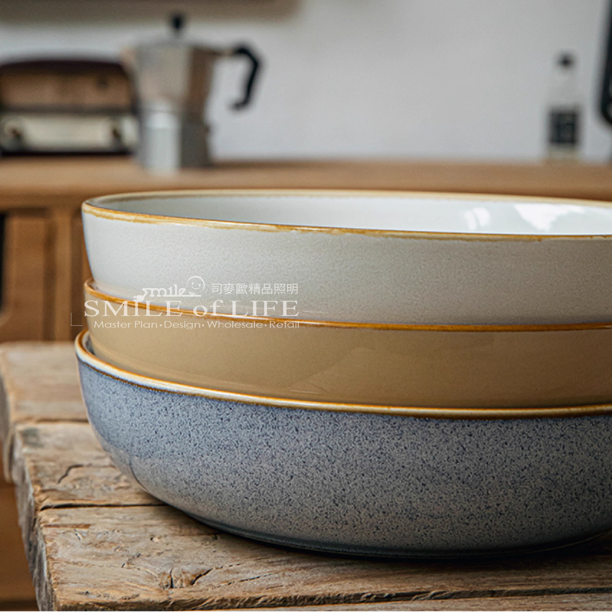 【微瑕】 朝霧系列8.5吋深盤-4色:圖片 5