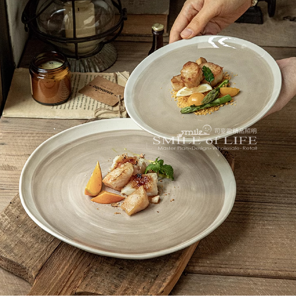 【微瑕5折】山暮系列不規則碗盤:圖片 3