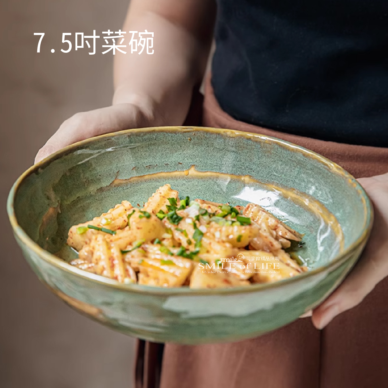 【微瑕】綠幕系列懷舊陶瓷碗:圖片 2